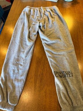 Spiritual Gangster Heather Gray Logo Joggers